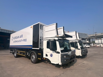 ช ทวี (CHO) ส่งมอบรถลำเลียงอาหารขึ้นเครื่องบิน รุ่น X CAT M แบบ Low CAB จำนวน 2 คัน ให้กับ KAL C&D  เกาหลีใต้ 