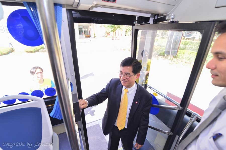 แถลงข่าวเปิดตัว รถขนส่งมวลชนใหม่ KKU Smart Transit (KST)
